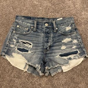 American Eagle Hi-Rise Jean Shorts